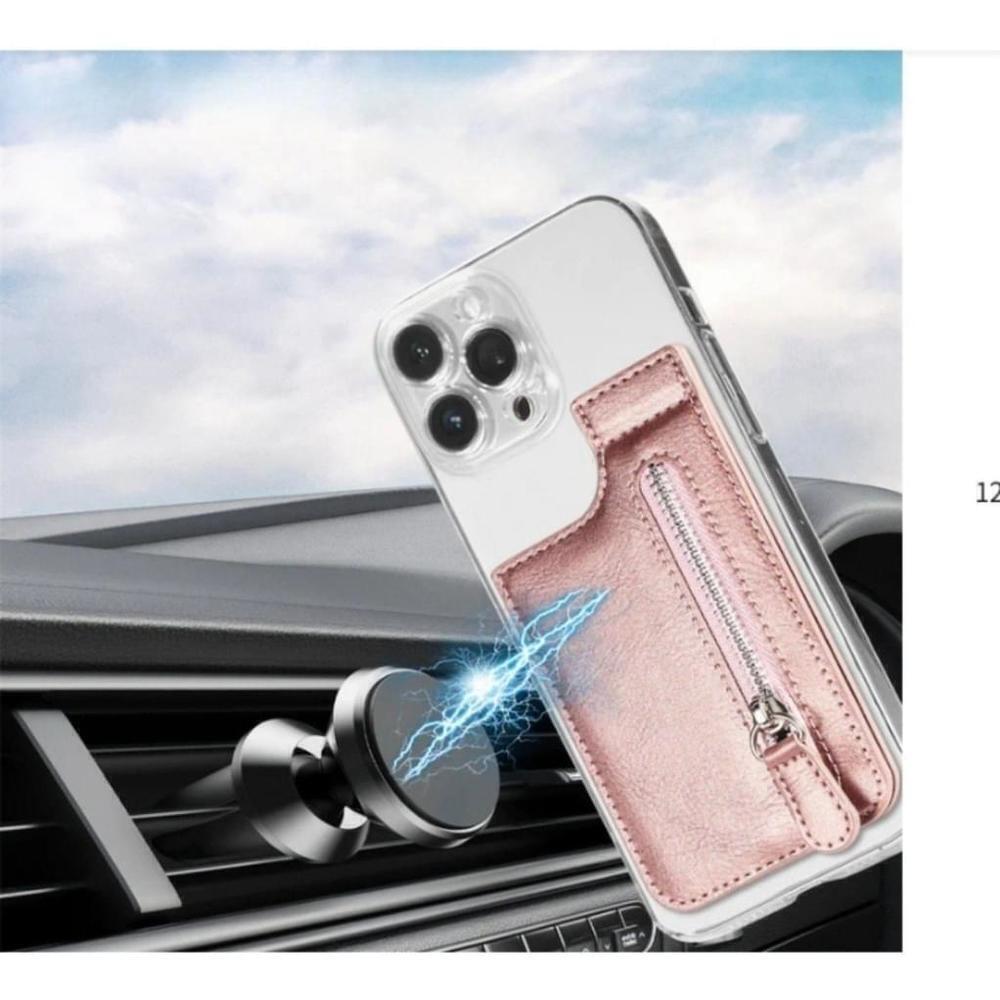 Multifunctional Phone Cardholder In Black - Picture 4 of 4
